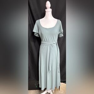Ralph Lauren Soft Green Midi Dress
